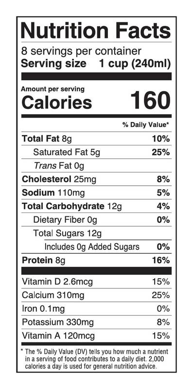 Shamrock Farms Whole Vitamin D Milk - 1/2 Gallon