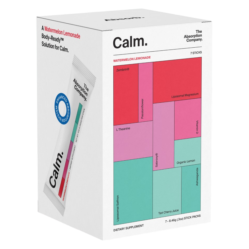 The Absorption Company, Calm Drink Mix,  7-Stick Box