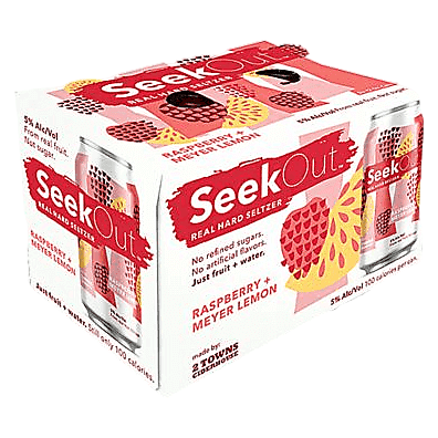 SeekOut Seltzer Raspberry & Meyer Lemon 6pk 12oz Can - BevMo! – BevMo!