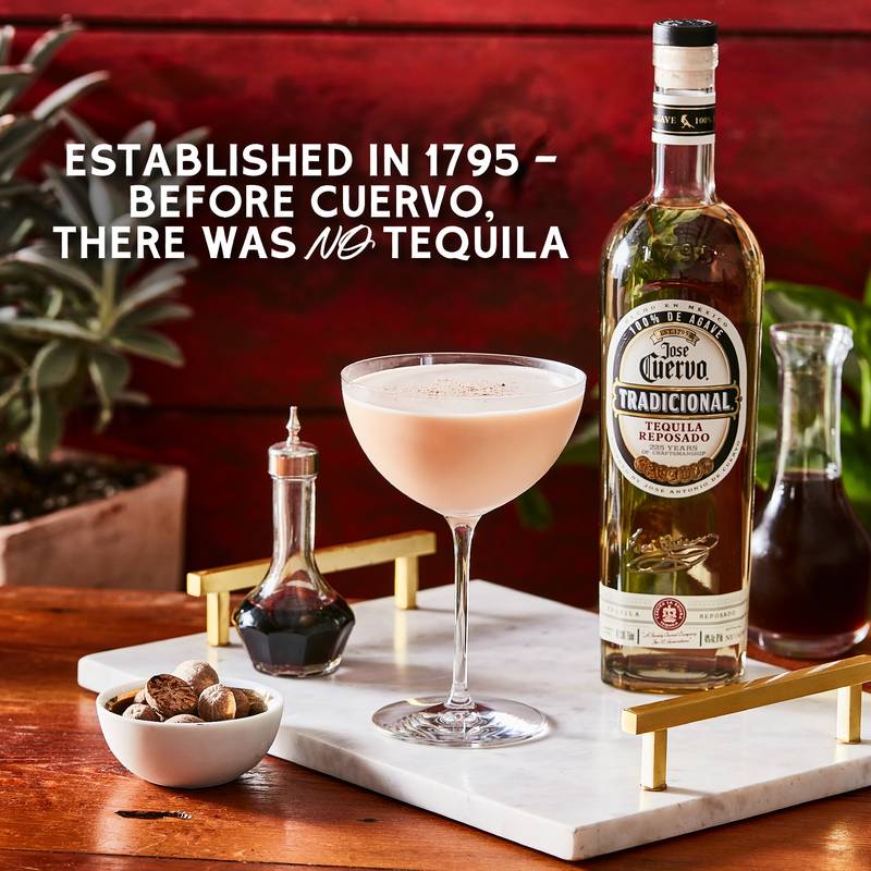 Jose Cuervo Tradicional Reposado with Shaker Tequila 750ml (80