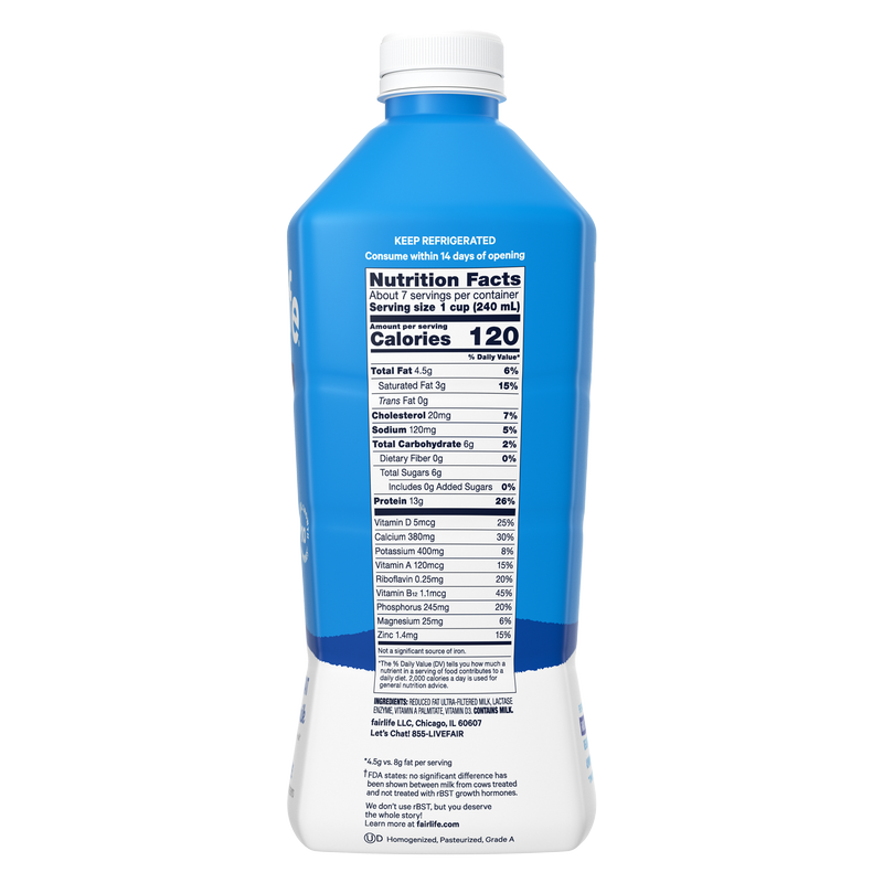 Fairlife 2% Reduced Fat Milk 52oz Btl