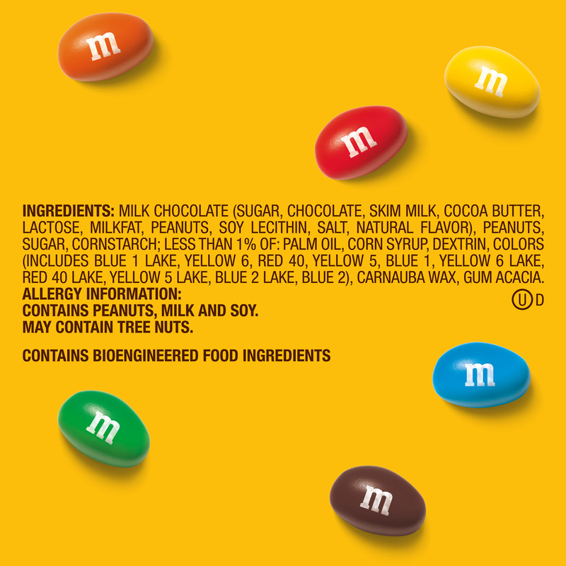 M&M Peanut Milk Chocolate Candies Fun Size 10.57oz