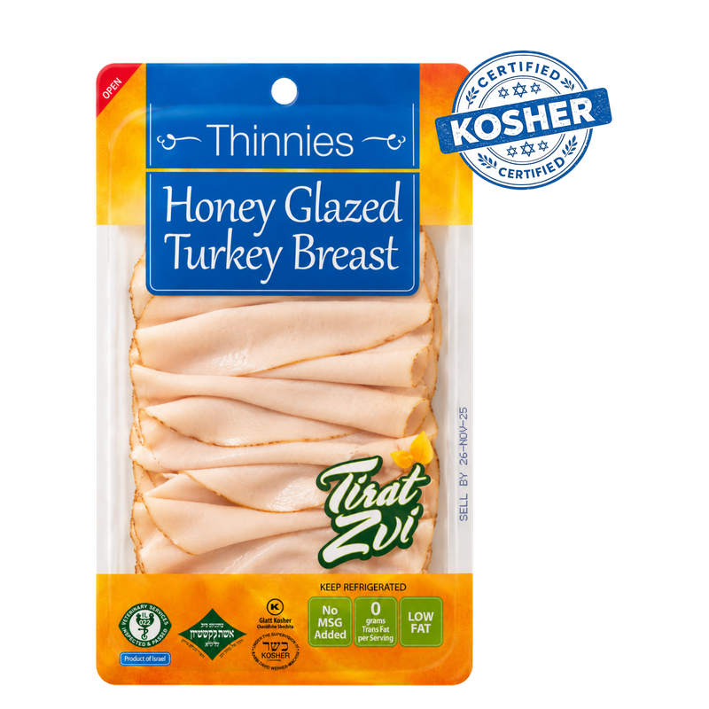 Tirat Zvi Thinnies Honey Glazed Turkey Slices - 6.5oz