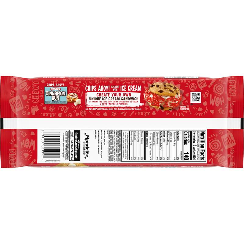 Chips Ahoy! Cinnamon Bun, 9.58 oz