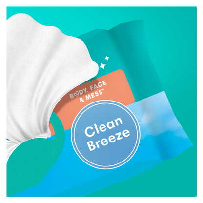 Pampers Baby Wipes Multi-Use Clean Breeze 1X Pop-Top 56ct