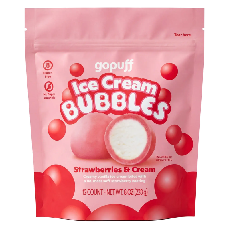 Strawberries & Cream Ice Cream Bubbles - 8 oz