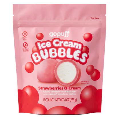 Strawberries & Cream Ice Cream Bubbles - 8 oz