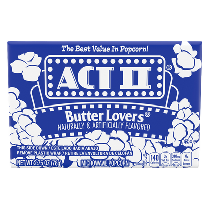 Act II Butter Lovers Popcorn 2.75oz