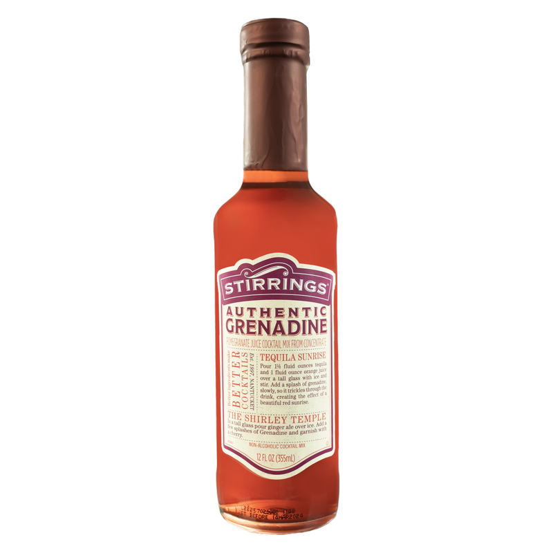Stirrings Authentic Grenadine Bar Ingredient 12 oz