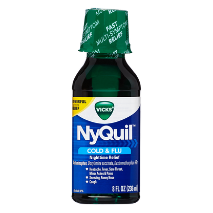 Vicks Nyquil Cold & Flu Relief Liquid 8oz