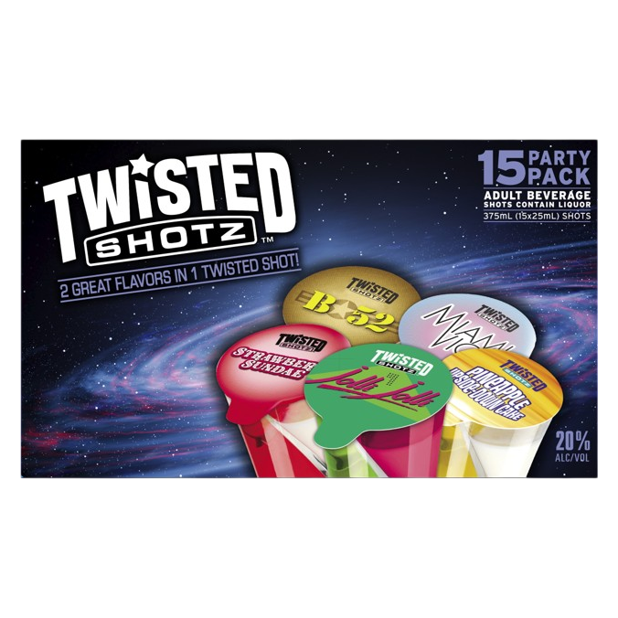 Twisted Shotz Flavor Fest 15pk 25ml Shotz