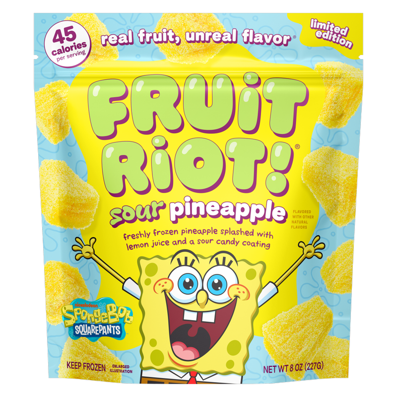 Fruit Riot Frozen Sour Pineapple 8oz