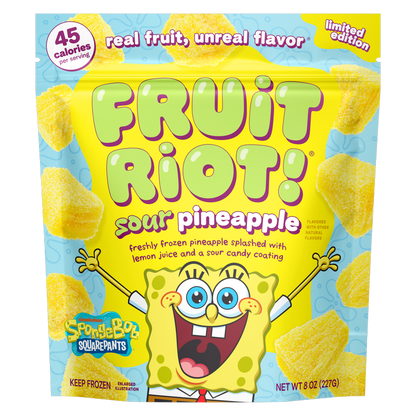 Fruit Riot Frozen Sour Pineapple 8oz