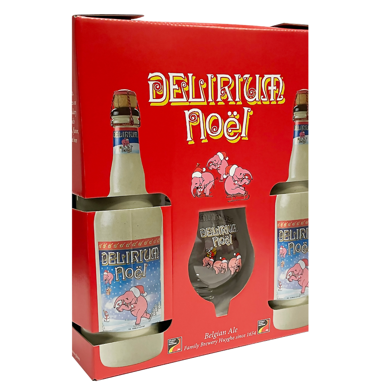 Delirium Noel Gift Pack with Glass 750ml Delirium BevMo Delirium Noel Gift Pack with Glass 750ml Delirium BevMo