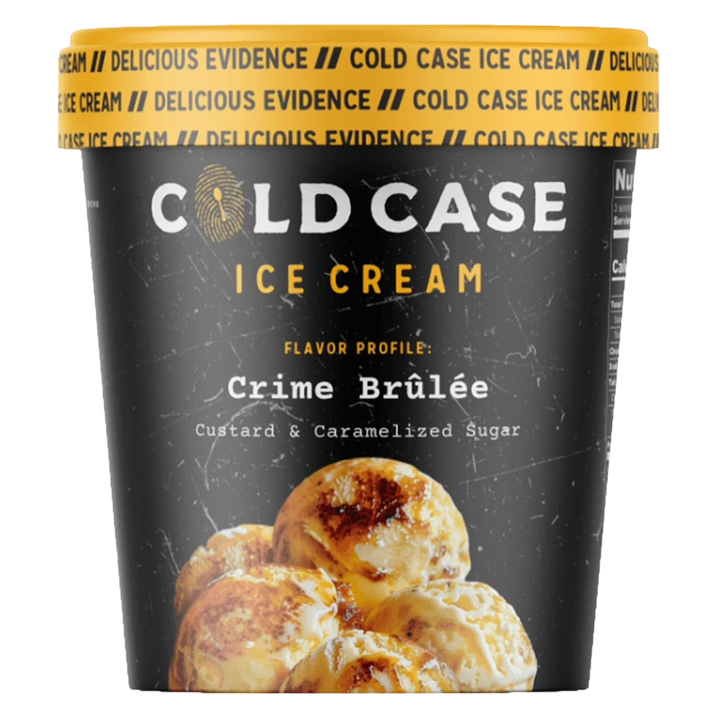 Cold Case Crime Brulé Ice Cream 16oz