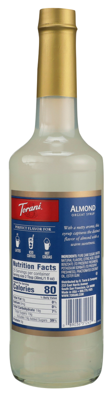 Torani Orgeat Syrup 750ml