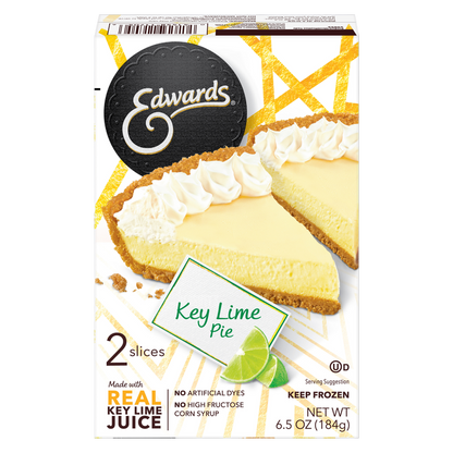 Edwards Frozen Key Lime Pie Slices - 2ct