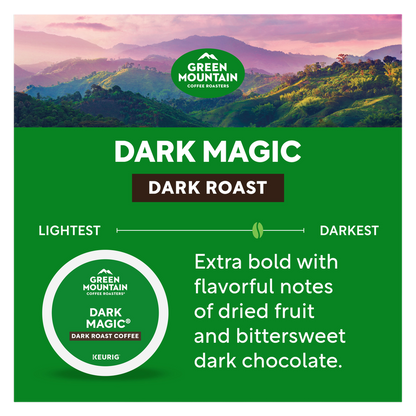 Green Mountain Coffee Roasters Dark Magic K-Cup Pods, Dark Roast Coffee 10ct