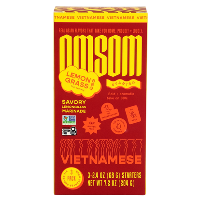Omsom Vietnamese Lemongrass BBQ Starter 3-Pack