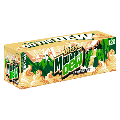 Mountain Dew Dirty Cream Soda Dew 12pk 12oz Can