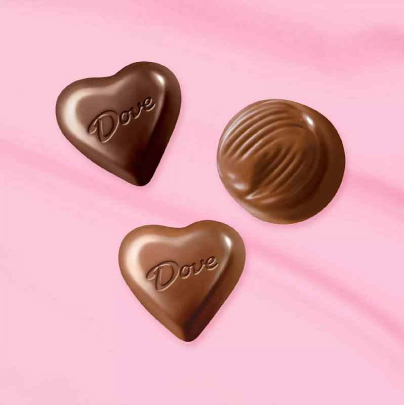 Dove Assorted Chocolates Heart Tin, 8.55oz - Dove – BevMo!