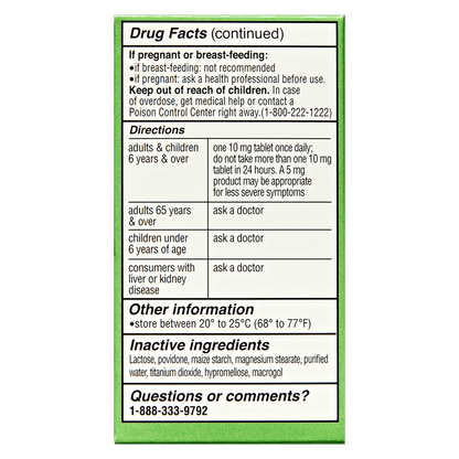 Goodnow 24-Hour Allergy Relief Cetirizine HCl 10mg 30ct