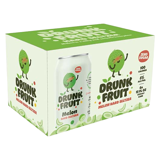 Drunk Fruit Hard Seltzer Melon 6pk 12oz