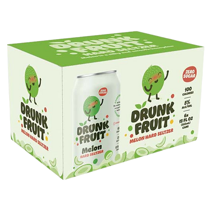 Drunk Fruit Hard Seltzer Melon 6pk 12oz
