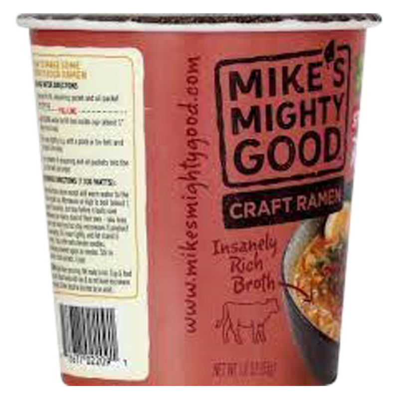 Mighty Mike's Ramon Mike's Mighty Good Spicy Beef Craft Ramen Soup Cup 1.8oz - Mike's ...