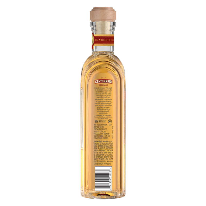 Gran Centenario Reposado Tequila 750ml (80 Proof)