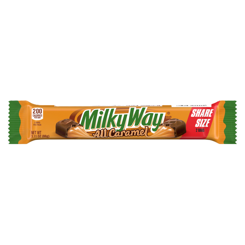 MILKY WAY All Caramel Milk Chocolate Bar, Share Size,  3.11 oz