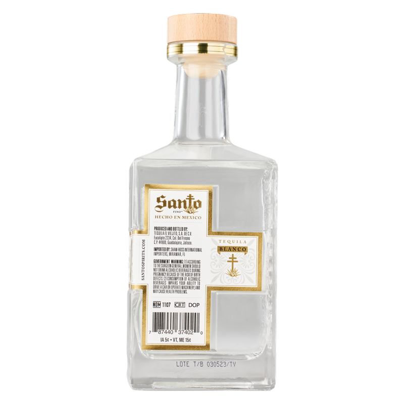 Santo Blanco Tequila 750ml (80 proof)