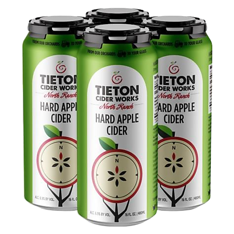 Tieton North Ranch Hard Apple Cider  (4PKC 16 OZ)