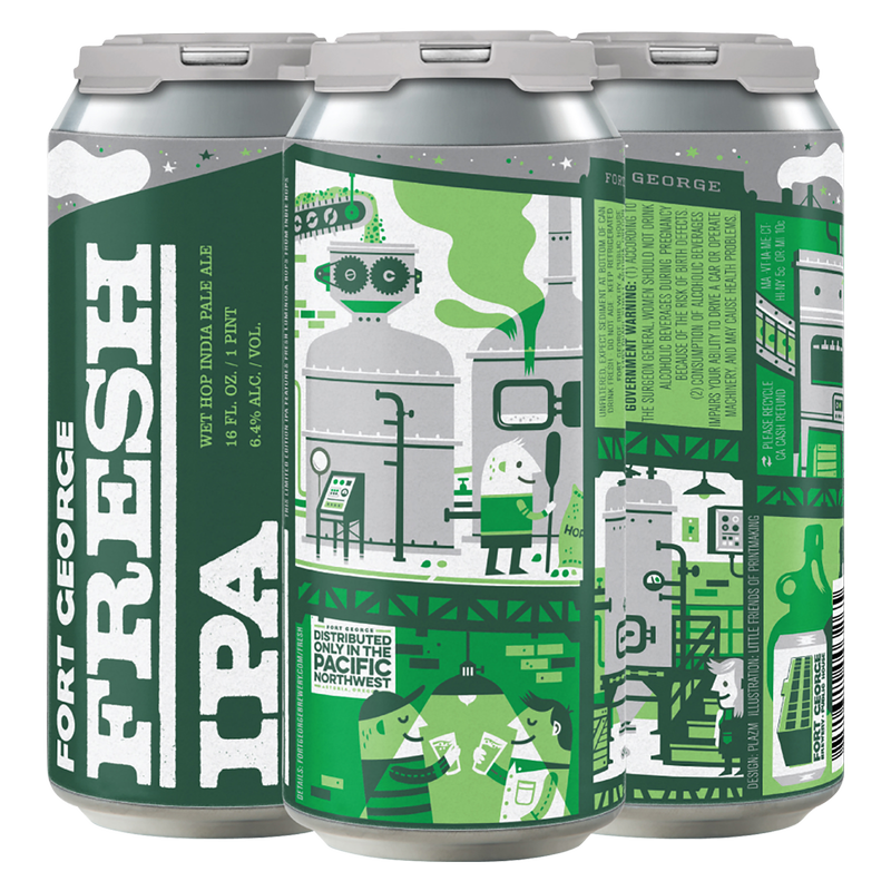 Fort George Fresh Hop IPA 4pk 16oz