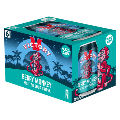 Victory Berry Monkey Fruited Sour Tripel 6pk 12oz Cans 9.5% ABV