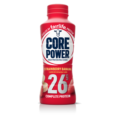 Core Power 26G Strawberry Banana Protein Milkshake 14oz Btl