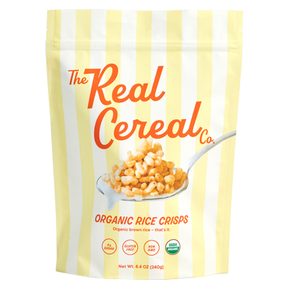 The Real Cereal Organic Rice Crisp Cereal, 8.4oz.