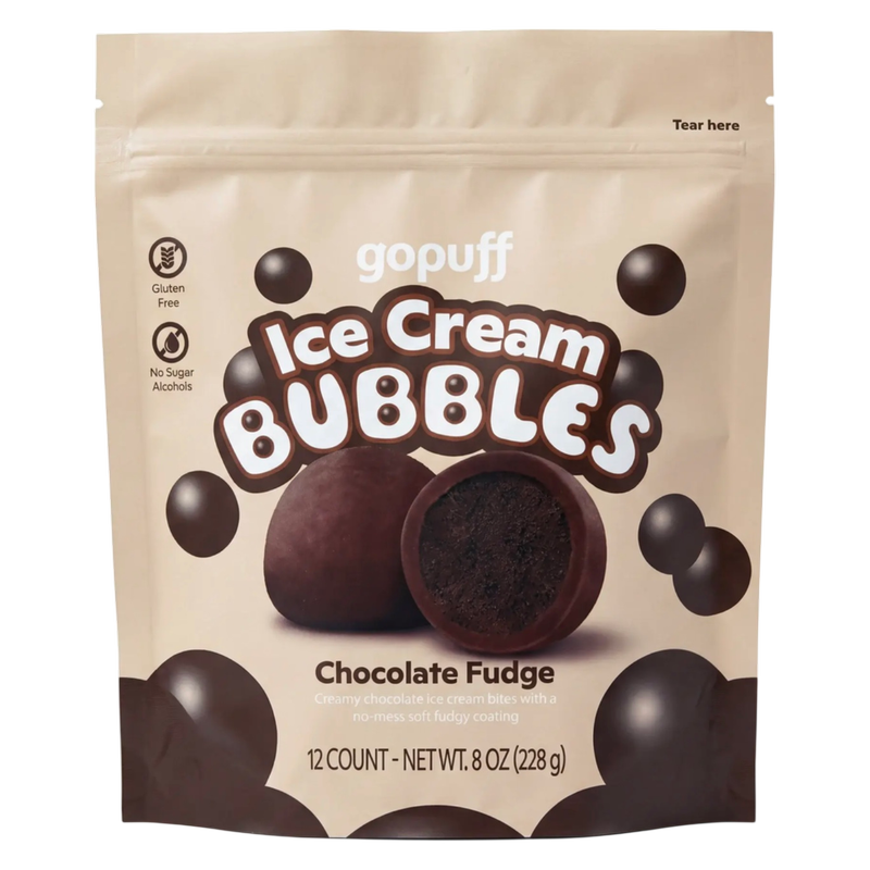 Chocolate Fudge Ice Cream Bubbles - 8 oz