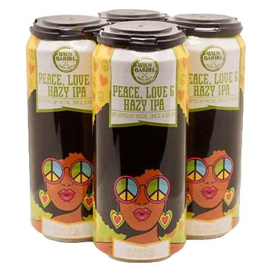 Wild Barrel Brewing Peace, Love & Hazy IPA 4pk 16oz