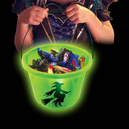 Halloween Light Up Treat Bucket