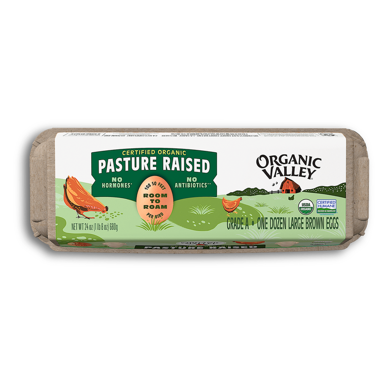 Organic Valley Pasture Raised Large Eggs - 12ct