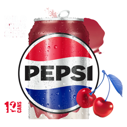 Pepsi Wild Cherries and Cream 12pk 12oz Can