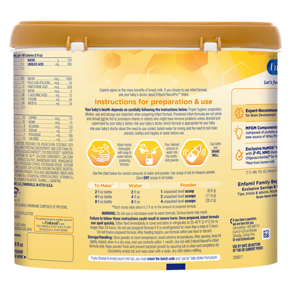 Enfamil NeuroPro Infant Formula Powder 20.7oz
