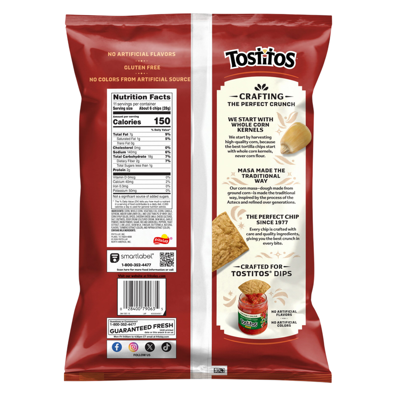 Tostitos Tortilla Chips Mexican Style Street Corn 11oz