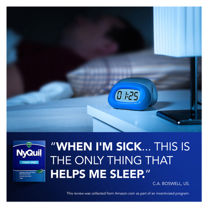 Vicks NyQuil Cold & Flu Nighttime Relief LiquiCaps 16ct