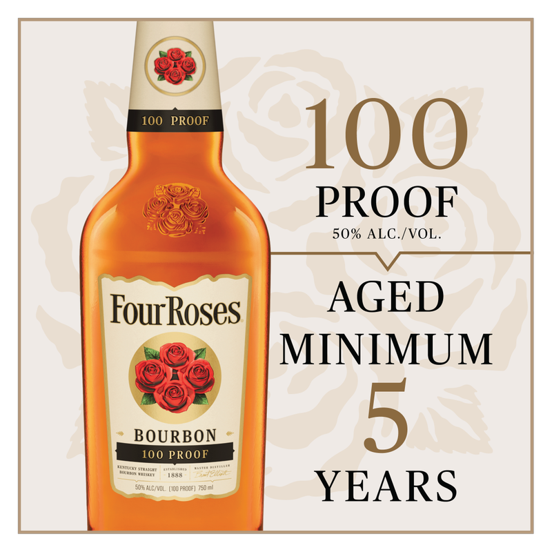 Four Roses Bourbon 100 Proof 750ml Bottle