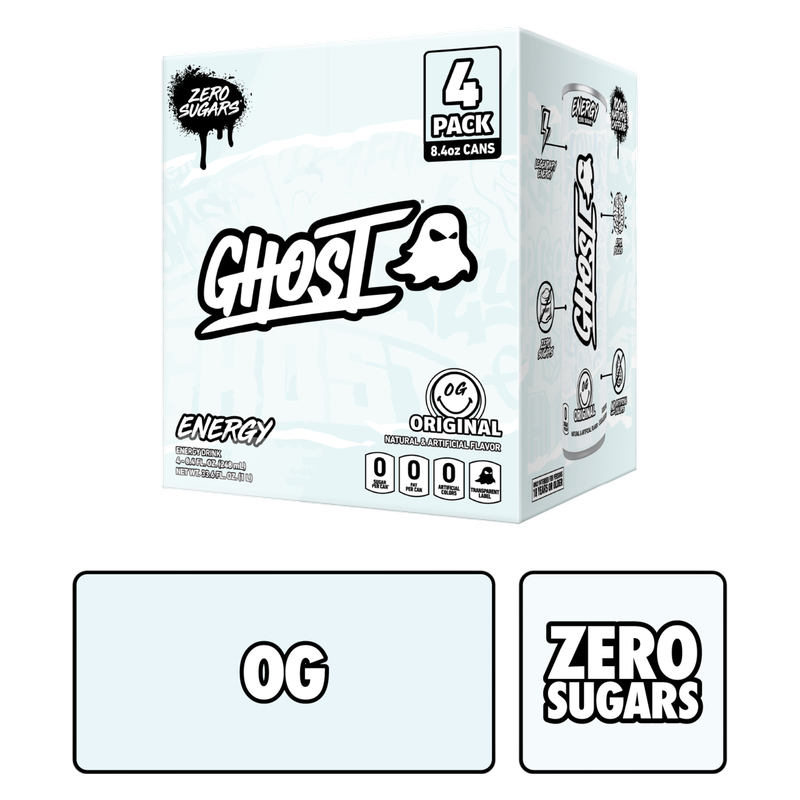GHOST Energy Zero Sugar OG 4pk 8.4oz Can