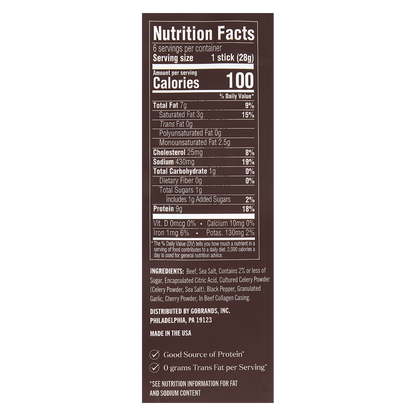 Basically Premium Original Beef Sticks, 6ct