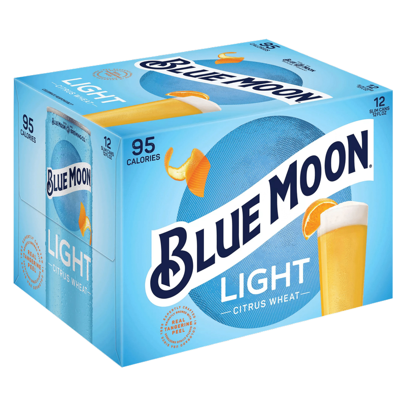 Blue Moon Light 12pk 12oz Can 4.0% ABV - Blue Moon – BevMo!