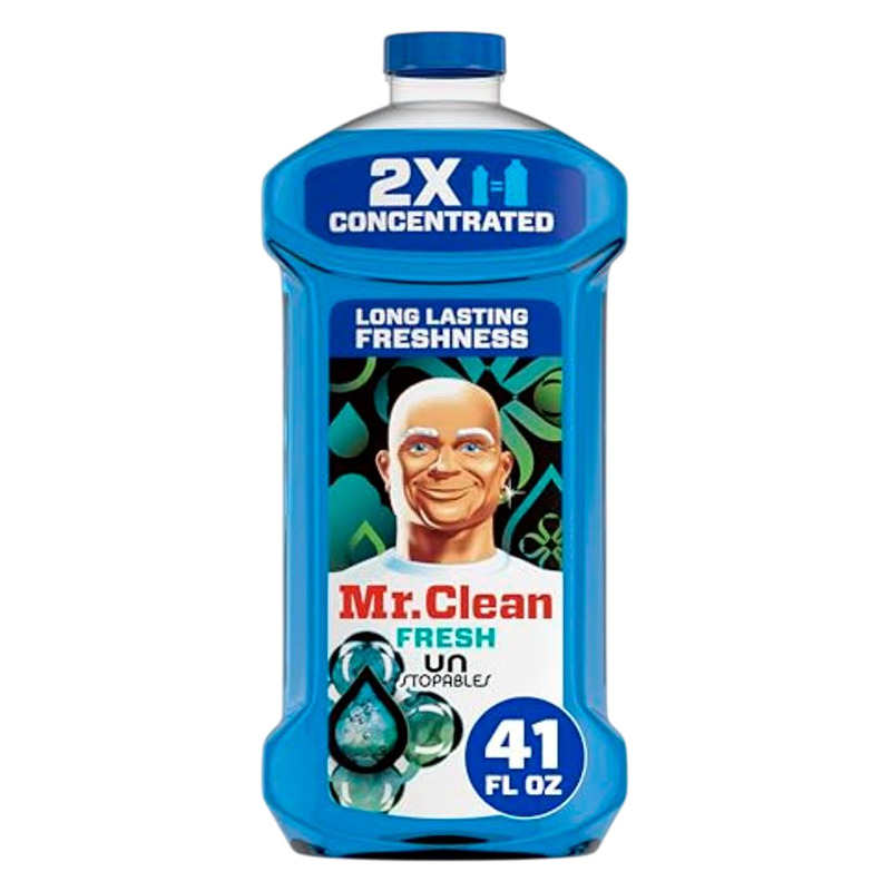 Mr. Clean All Purpose Cleaner,  Floor Cleaner for Mopping, Cleaning Liquid, Unstopables, 41oz